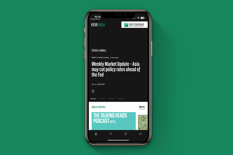 Application mobile BNP Paribas - Affichage d'actualité