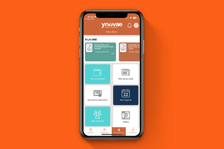 Application mobile Seine Yonne - Ma coop & moi