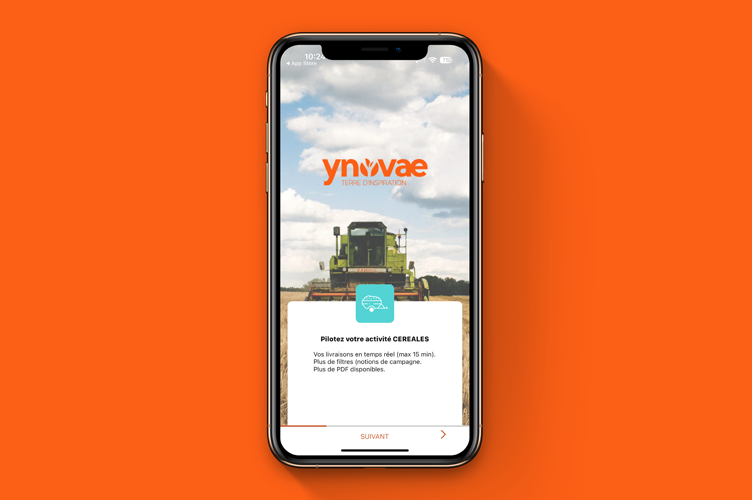 Application mobile Seine Yonne - Ecran d'accueil